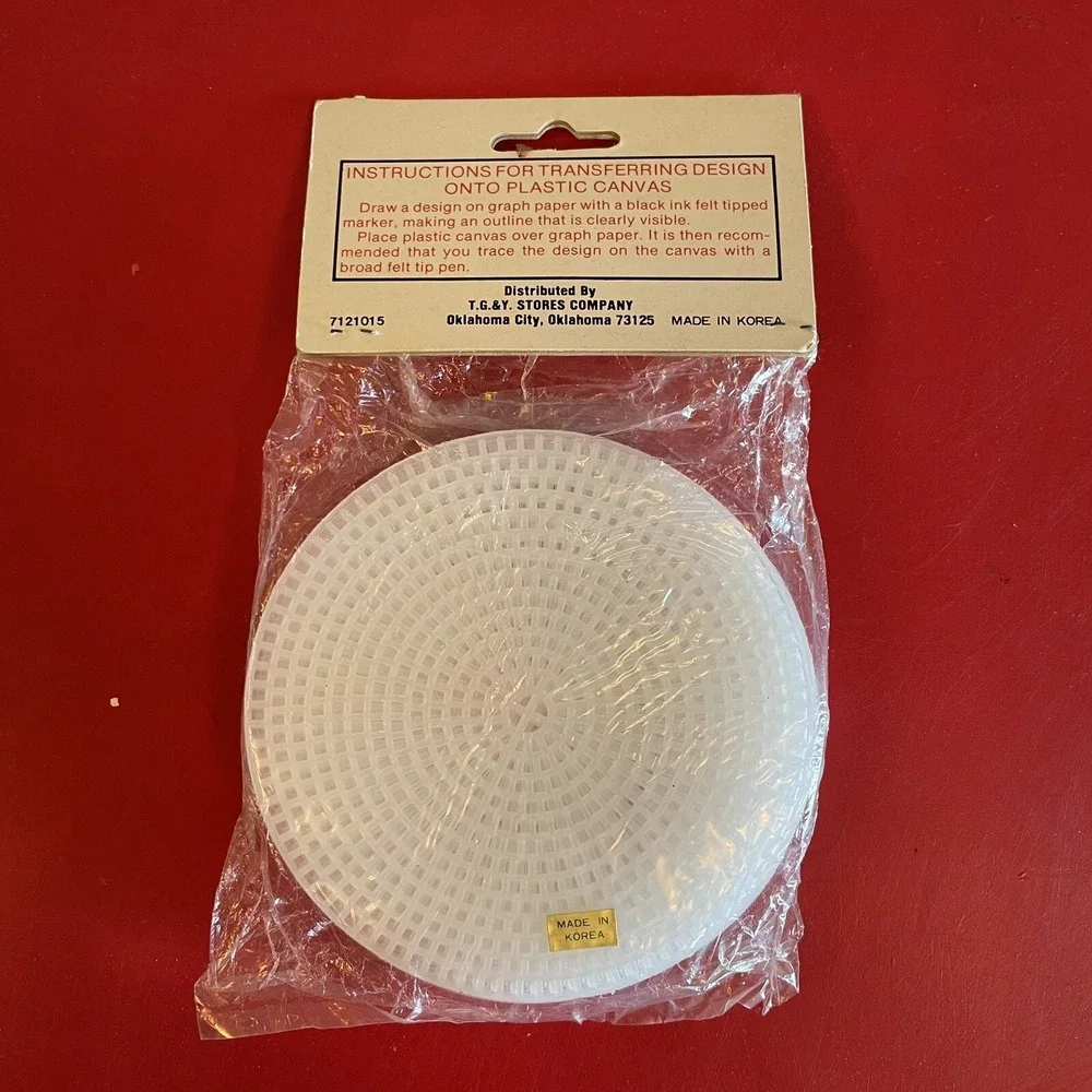Vintage Easy Stitch Plastic Canvas For Needlepoint‎ 12 pieces 4